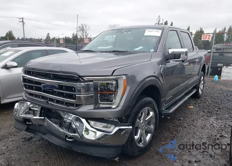 2022 Ford F-150 Lariat из США, поврежденный, VIN 1FTFW1ED4NFA15129